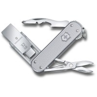 Ніж Victorinox Jetsetter@work 58мм,6функ,срібл ,USB3.0,3.1 32Gb (блістер)