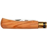 Ніж Old Bear Gift Box - Classic M, sheath in leather, olive