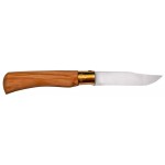 Ніж Old Bear Gift Box - Classic M, sheath in leather, olive
