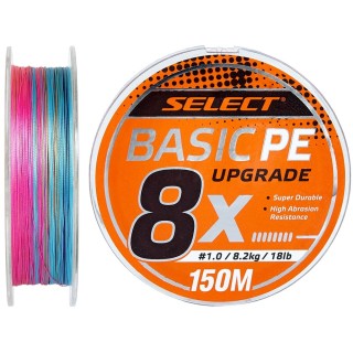 Шнур Select Basic PE 8x 150m (мульти.) #0.8/0.12mm 14lb/6kg