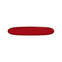 Накладка на ніж Victorinox 84мм oval red передня з лого (F+)
