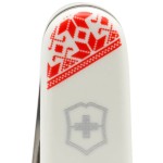 Ніж Victorinox Climber Ukraine 91мм,14функ,біл ,черв.Вишиванка,черв.Вишиванка