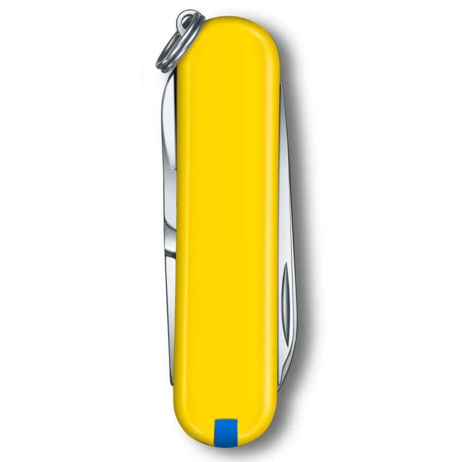 Ніж Victorinox Classic SD Ukraine 58мм,7функ,син-жовт