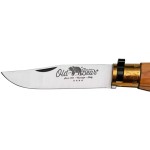 Ніж Old Bear Gift Box - Classic M, sheath in leather, olive