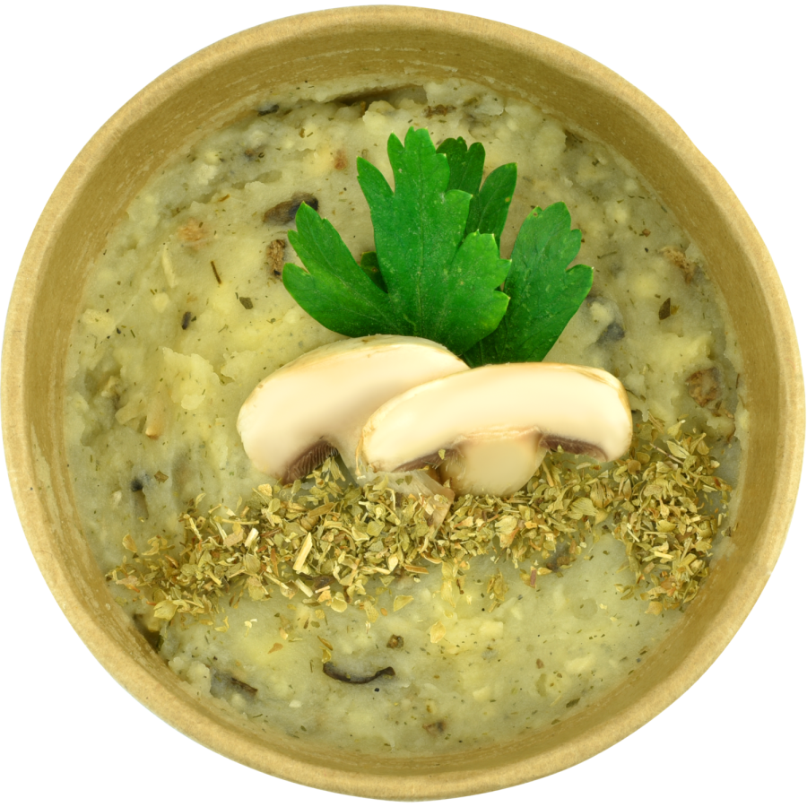 Картопляне пюре з грибами Happy Elk прозора упаковка