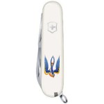 Ніж Victorinox Spartan Ukraine 91мм,12функ,біл ,Ластівка