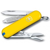 Ніж Victorinox Classic SD Ukraine 58мм,7функ,жовт-син