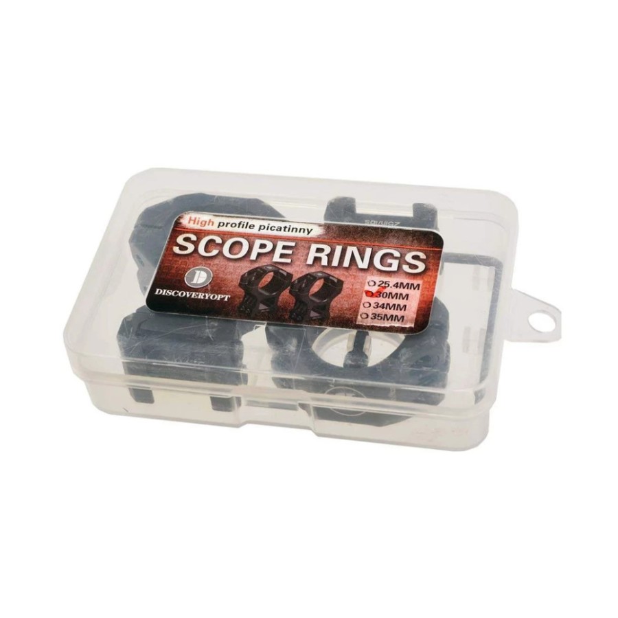 Кільця Discovery Scope Mount Rings Hight Profile For Picatinny - 30MM (221002)