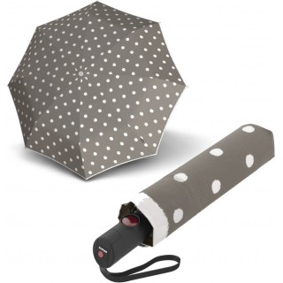 Парасоля складана Knirps C.205 Medium Duomatic Dot Art Taupe