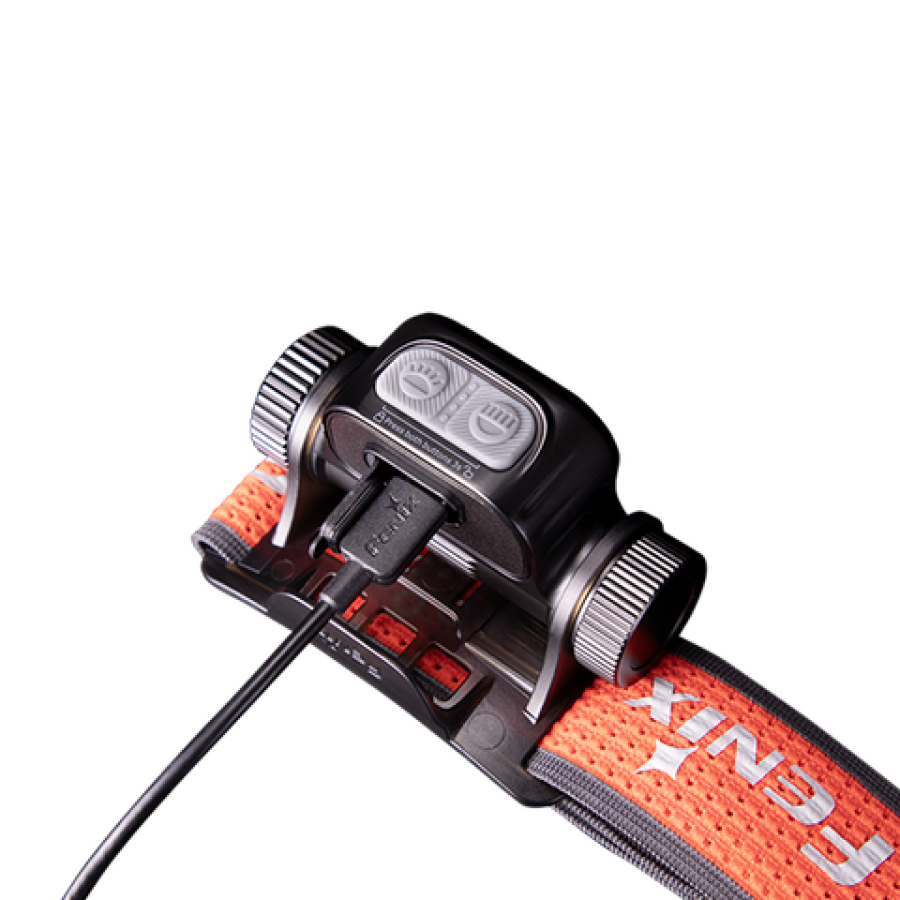 Ліхтар налобний Fenix HM65R-T V2.0 темно-фіолетовий