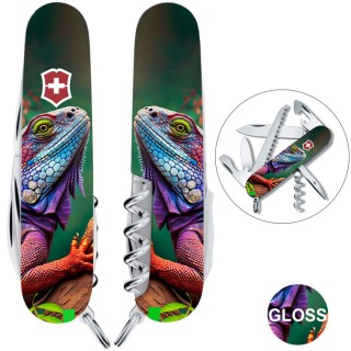 Ніж Victorinox Camper Animal 91мм,13функ ,Хамелеон