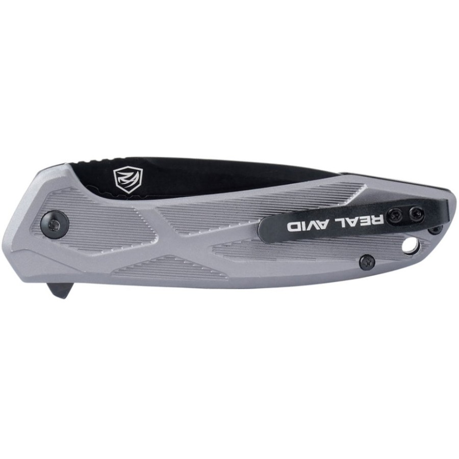 Ніж Real Avid RAV-2, Black Oxide, Aluminum grey