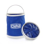 Відро складане СИЛА 11 л blue