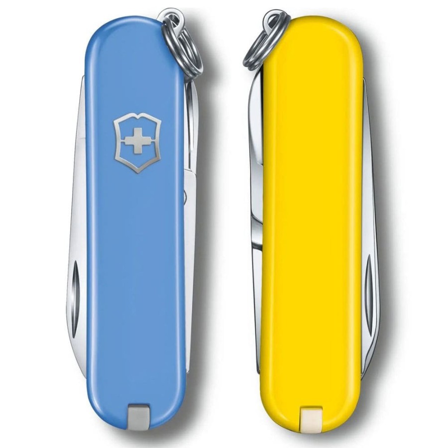 Ніж Victorinox Classic SD Ukraine 58мм,7функ,блакит-жовт