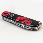 Ніж Victorinox Spartan Zodiac 91мм,12функ,чорн ,Червоний дракон