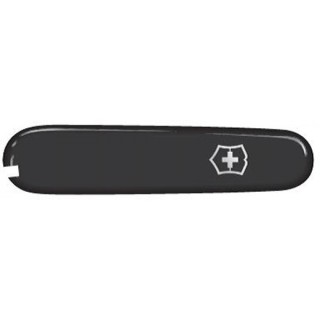 Накладка на ніж Victorinox 91мм black передня з лого (Va+)