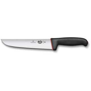 Кухонний ніж Victorinox Fibrox Butcher лезо 20см з чорн-черв. ручкою Dual Grip