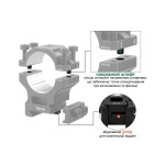 Кільця Discovery 7075AL For Picatinny 1inch(25.4mm) 1.26in DGPR2-25.4-1.26-75 (M240502)