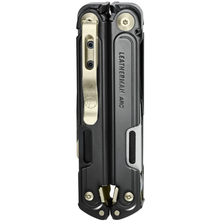 Мультиінструмент Leatherman ARC Obsidian Limited, шкіряний чохол, біти