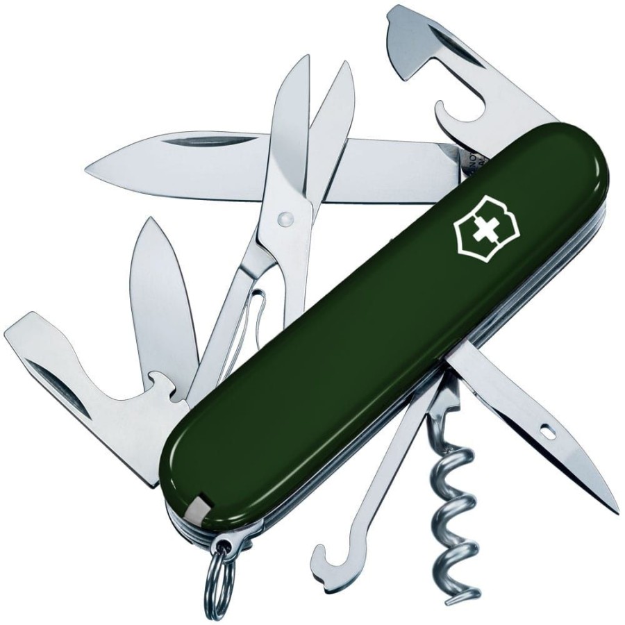 Ніж Victorinox Climber 91мм,14функ,зел