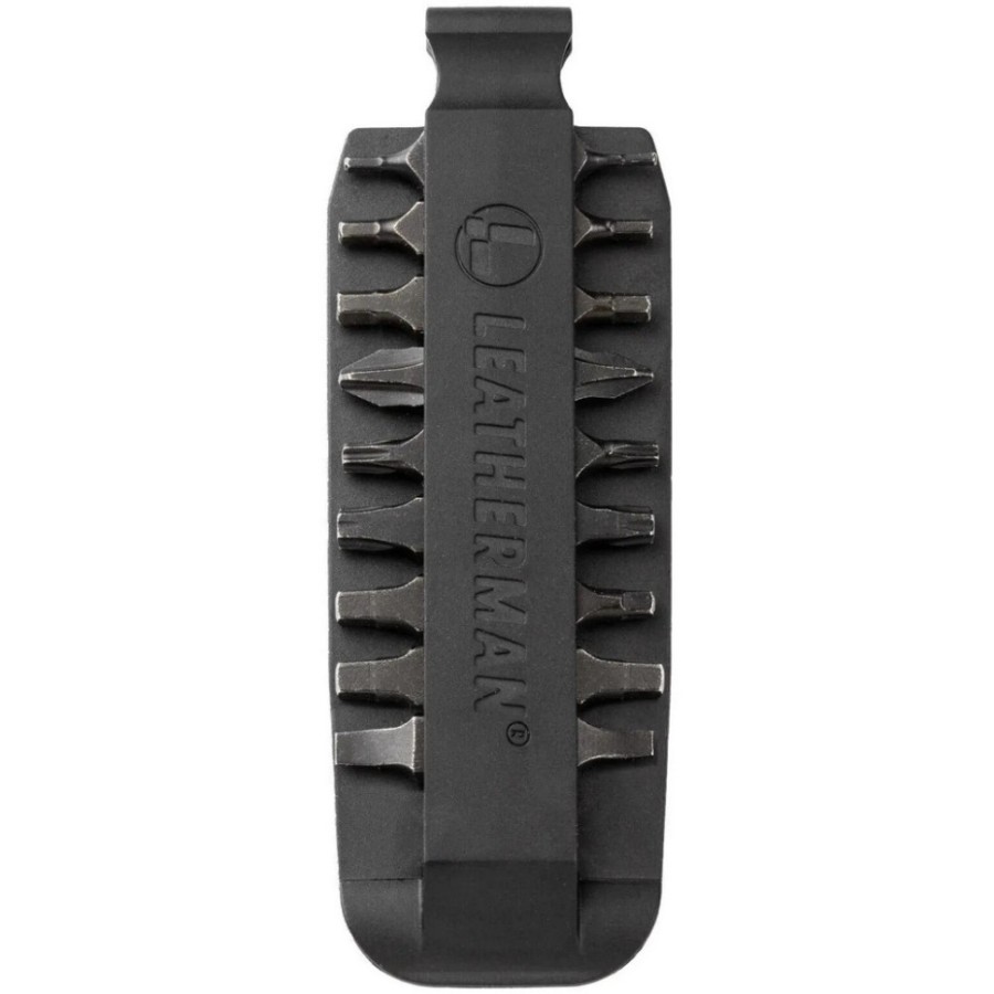 Мультиінструмент Leatherman ARC Obsidian Limited, шкіряний чохол, біти