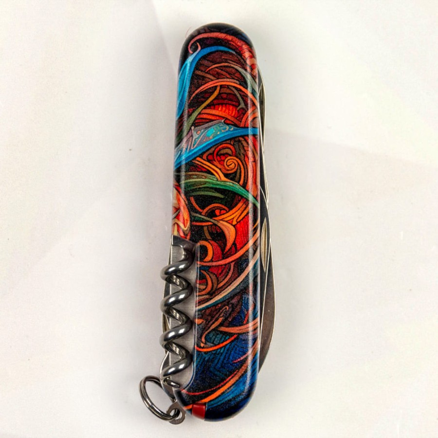 Ніж Victorinox Climber Zodiac 91мм,14функ ,Сапфіровий дракон