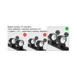 Кільця Discovery 7075AL For Picatinny 1inch(25.4mm) 1.26in DGPR2-25.4-1.26-75 (M240502)