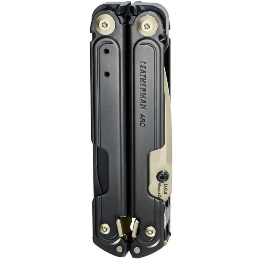 Мультиінструмент Leatherman ARC Obsidian Limited, шкіряний чохол, біти