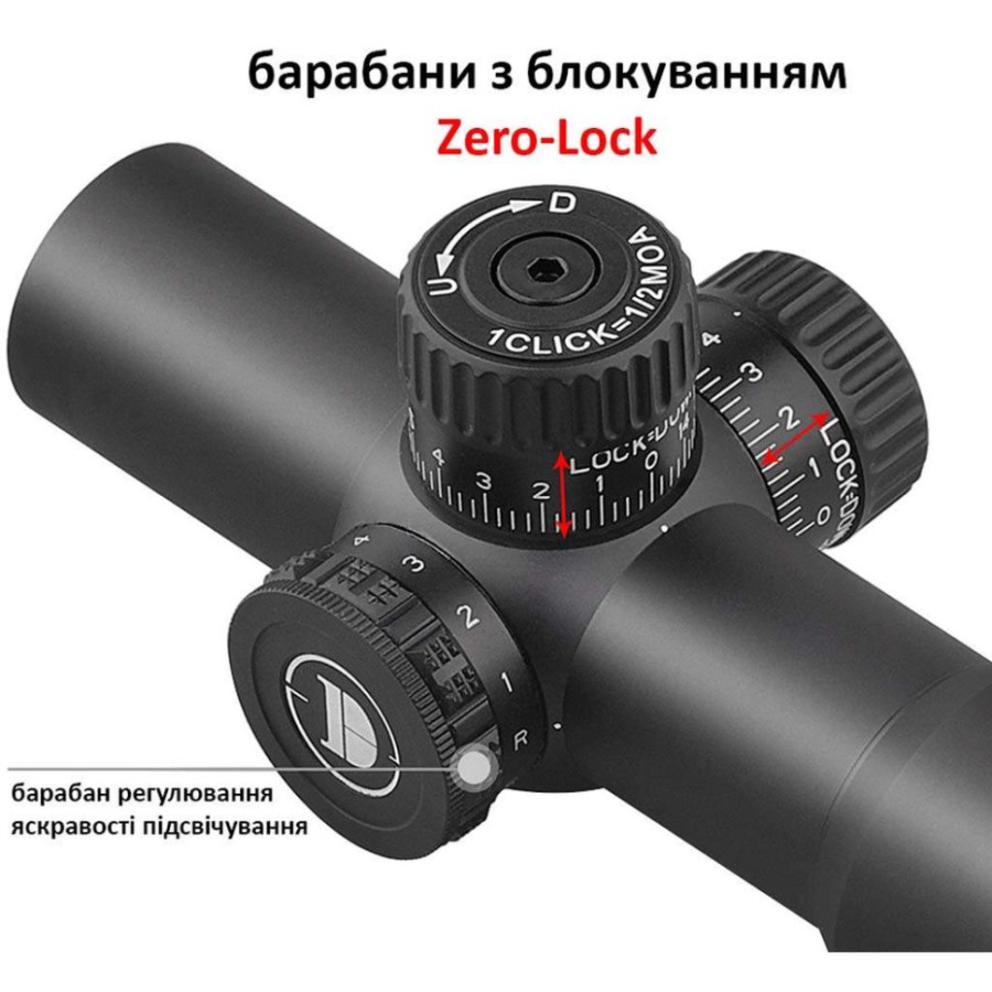 Приціл Discovery Optics HT-NV 3X24IR 30mm підсвічування (220910)