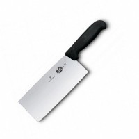 Кухонний ніж Victorinox Fibrox Chef's лезо 18см великий для м'яса з чорн. ручкою