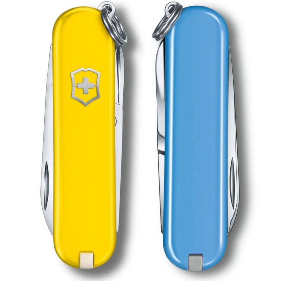 Ніж Victorinox Classic SD Ukraine 58мм,7функ,жовт-блакит