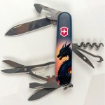 Ніж Victorinox Climber Zodiac 91мм,14функ ,Дракон в променях сонця