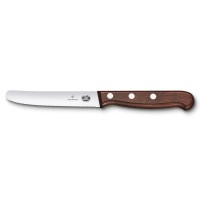 Кухонний ніж Victorinox Wood Tomato and Table лезо 11см хвил. з дерев. ручкою у подар.упак.