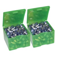 Коробка MTM для куль 3.4« x 3.4» x 2.5» (2шт) зелена