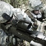 Приціл оптичний Trijicon ACOG 4x32 BAC Dual illum Green Chevron .223/5.56 BDC