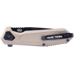 Ніж Real Avid RAV-3, Black Oxide, Aluminum + SS beige