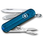 Ніж Victorinox Classic SD Ukraine 58мм,7функ,син.прозор-жовт.прозор
