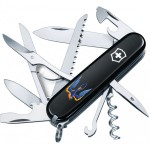 Ніж Victorinox Huntsman Ukraine 91мм,15функ,чорн ,Ластівка
