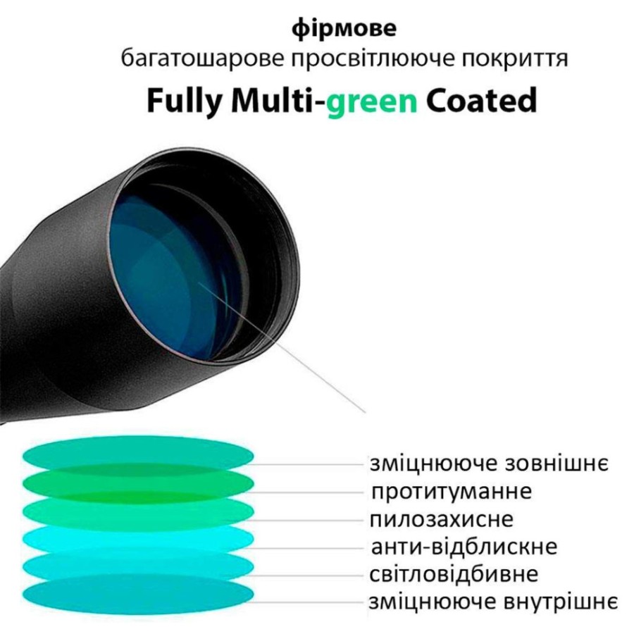Приціл Discovery Optics MS 4X32-L 25,4mm, без підсвічування (240301)