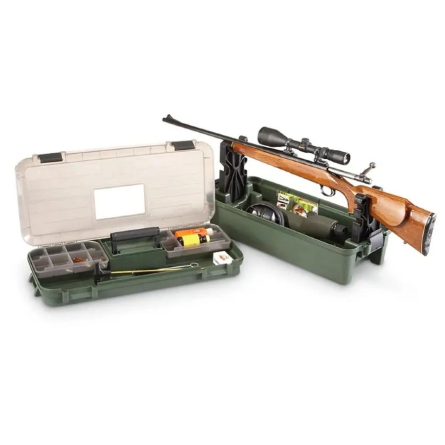 Кейс для чищення MTM Shooting Range Box для чищення та догляду за зброєю темно-зелений