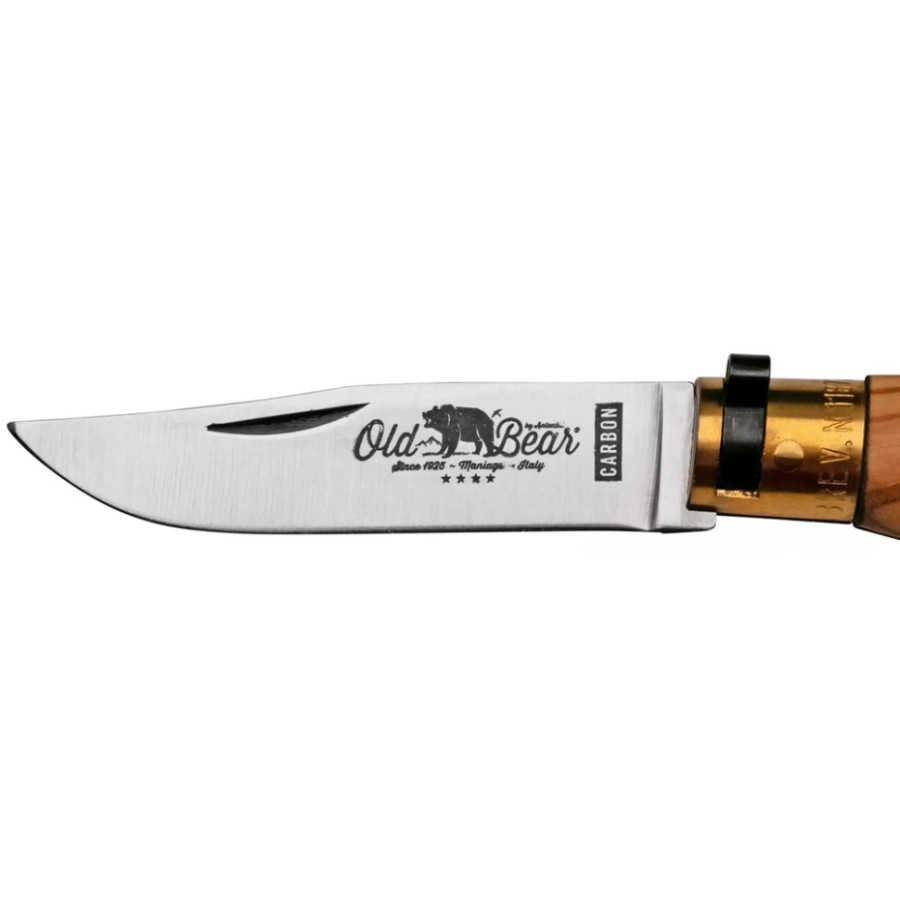 Ніж Old Bear Classic M, C70 steel, Olive wood