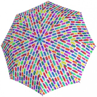 Парасоля складана Knirps T.200 Medium Duomatic Create Crystal