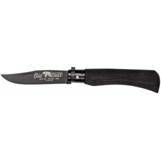 Ніж Old Bear Total Black M, 1.4060 steel, wood handle,, black