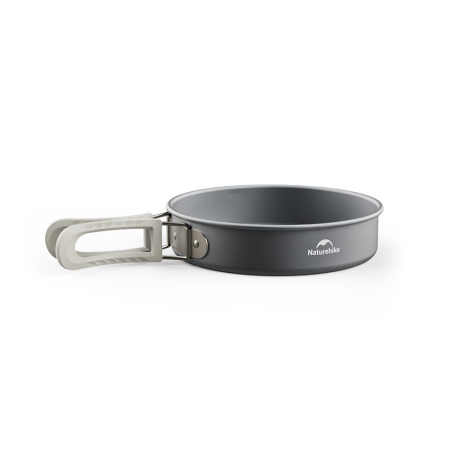 Сковорідка зі складаною ручкою Naturehike CNK2450CF010, 17,5 см, алюміній