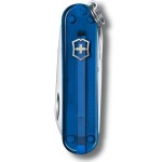 Ніж Victorinox Classic SD Ukraine 58мм,7функ,син.прозор-жовт.прозор