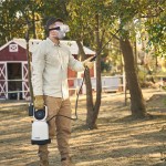 Акумуляторний обприскувач садовий Litheli, живлення від павербанку (УМБ Litheli Power Bank 10000 mAh, 45 W, 2А в комплекті)