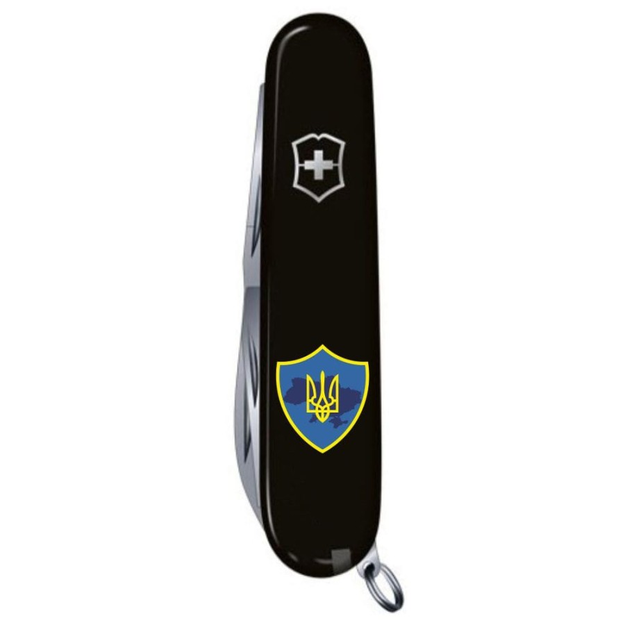 Складаний ніж Victorinox CLIMBER UKRAINE Тризуб на щиті 1.3703.3_T1080u