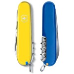 Ніж Victorinox Climber Ukraine 91мм,14функ,біл ,жовт-син