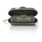 Портативна еспресо-кавоварка Wacaco Nanopresso темно-сіра з чохлом, механічна, для меленої кави