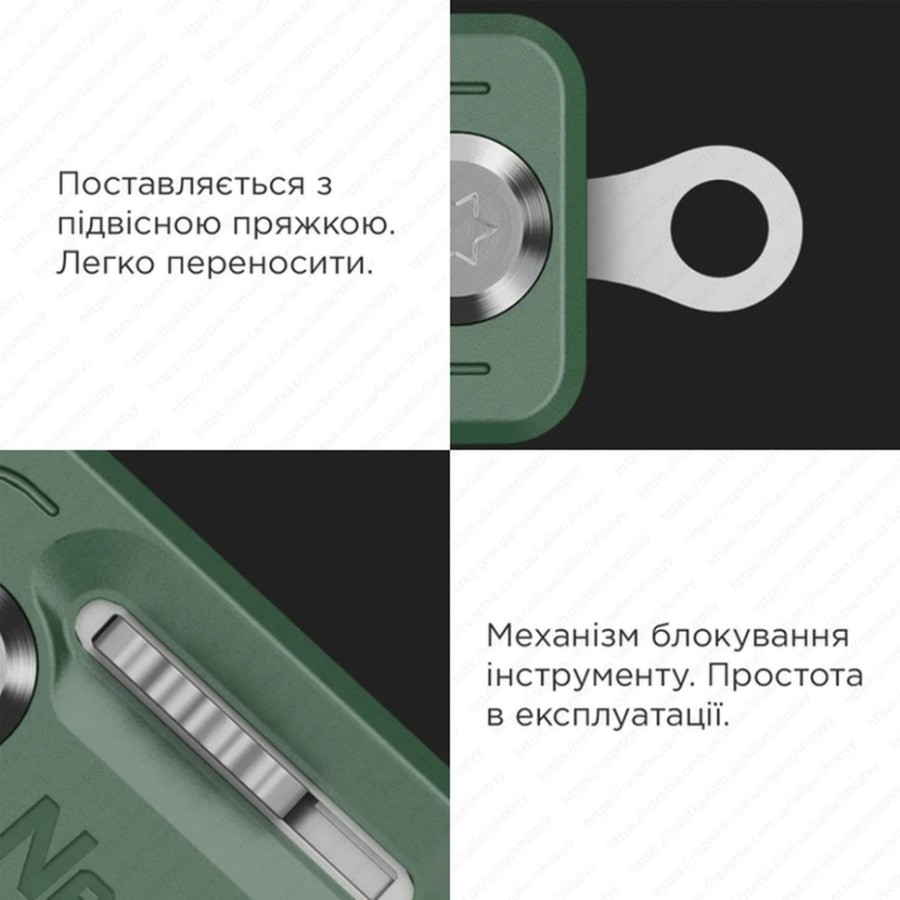Мультитул NexTool Multi Functional Knife, зелений